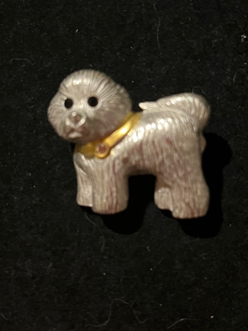 Premier Designs Silver and Gold Puppy Brooch